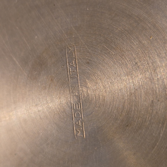 Vintage/Retro 1950s Copper Top & Aluminum Bottom Canister Set of 4-Made in Italy - Picture 11 of 12